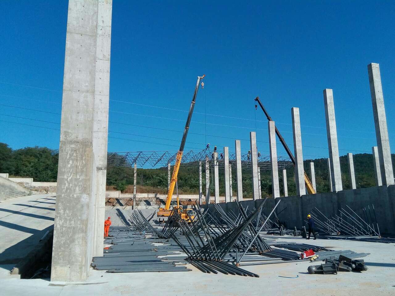 湘西搅拌站网架